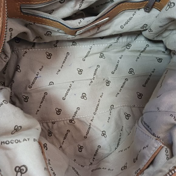 Chocolat Blu Fine Leather Satchel Bag - Picture 3 of 12